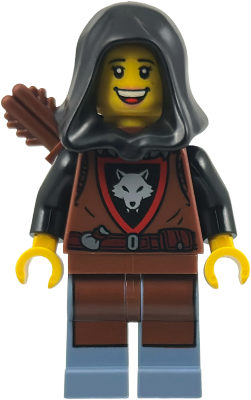 Wolfpack - Female, Black Hood, Quiver