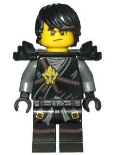 Cole (Honor Robe) - Day of the Departed, Hair, Black Shoulder Armor