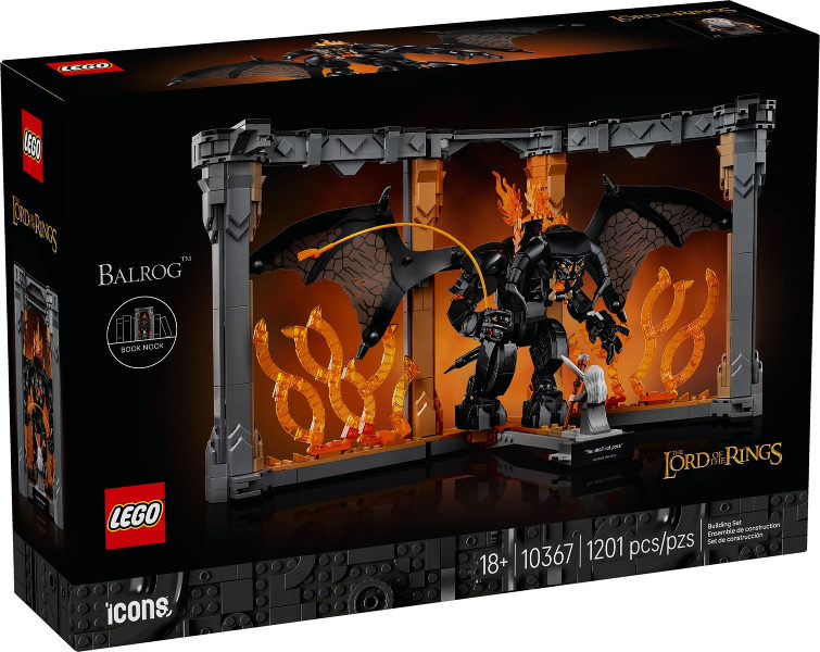O Senhor dos Aneis Aparador de Livro Balrog
