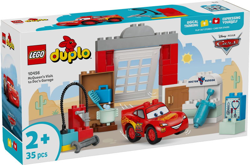 Visita de McQueen à Garagem do Doc
