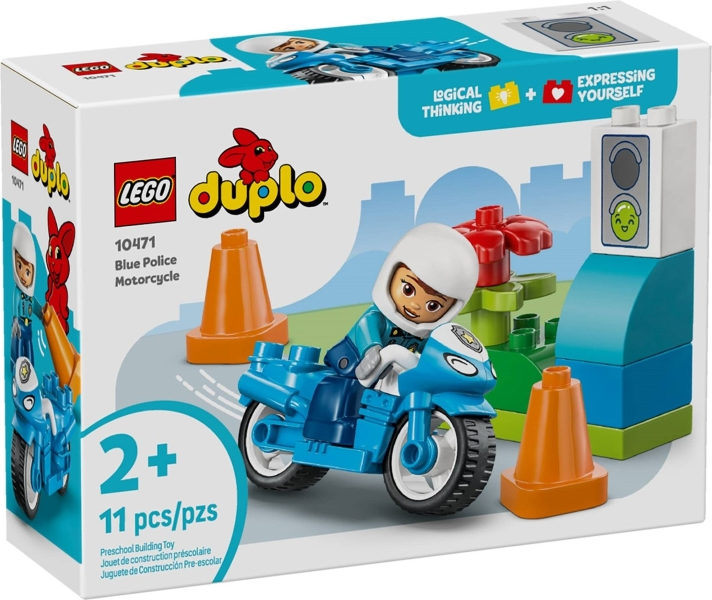 Motocicleta da Polícia Azul