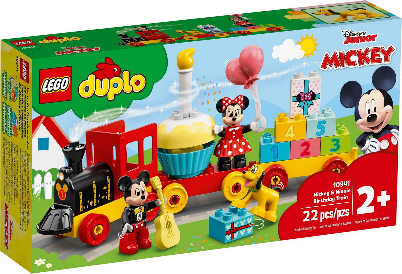 O Trem De Aniversário Do Mickey E Da Minnie