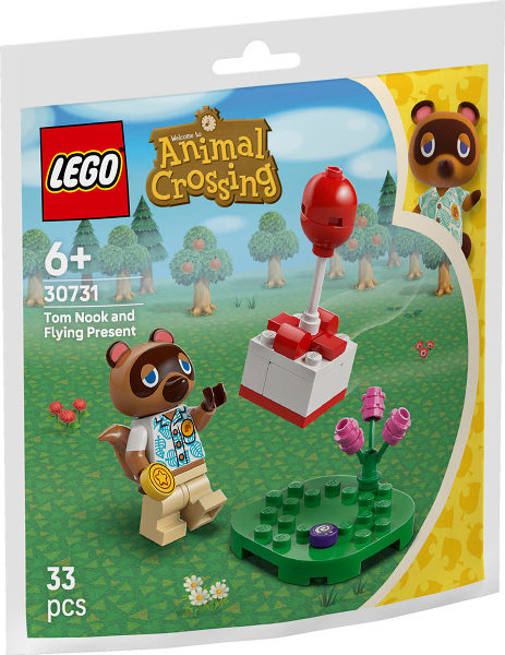 Tom Nook e o presente voador
