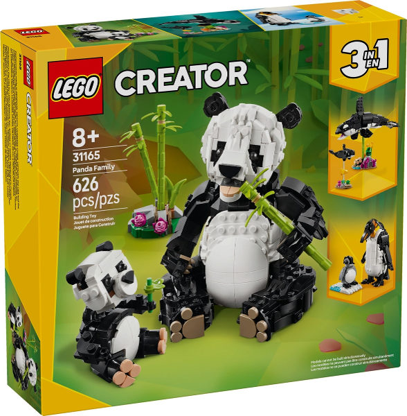 Animais Selvagens: Família de Pandas