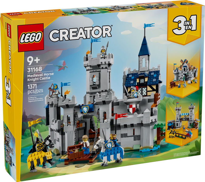 Castelo Medieval com Cavaleiros