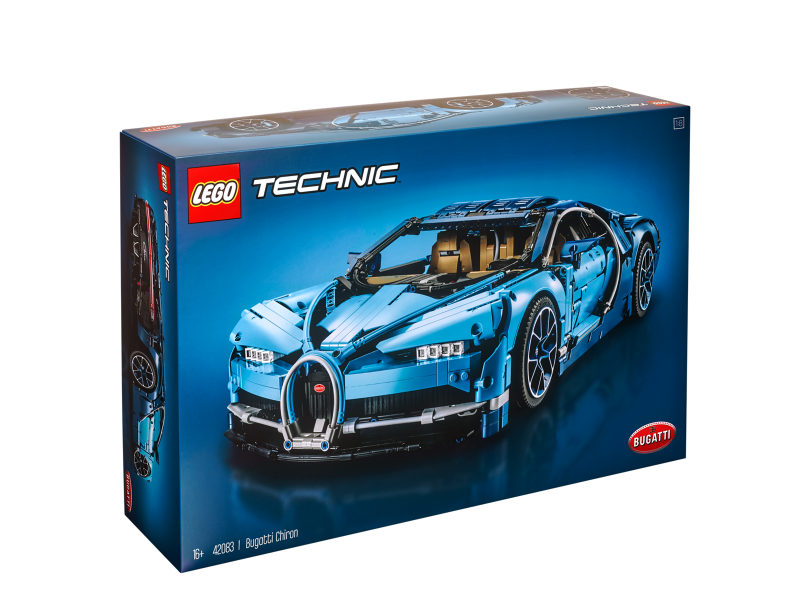 Technic Bugatti Chiron CAIXA ABERTA BAGS LACRADAS