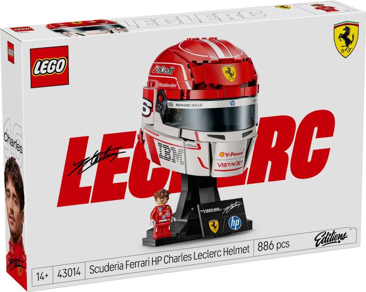 Capacete Scuderia Ferrari HP Charles Leclerc