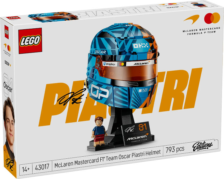 Capacete de Oscar Piastri