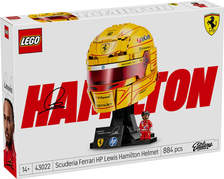 Capacete Scuderia Ferrari HP Lewis Hamilton