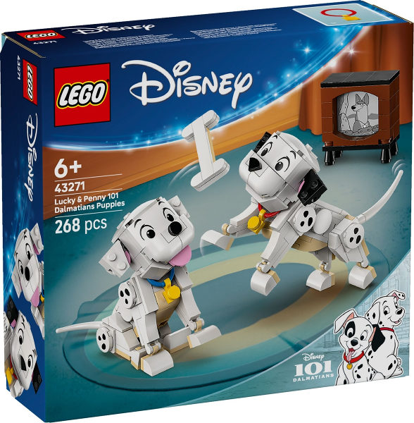 Filhotes Lucky e Penny de 101 Dálmatas