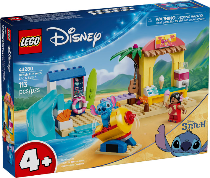 Diversão na Praia com Lilo e Stitch