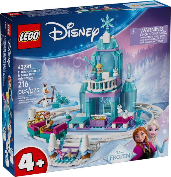 Castelo de Gelo da Elsa e Aventura de Passeio de Neve