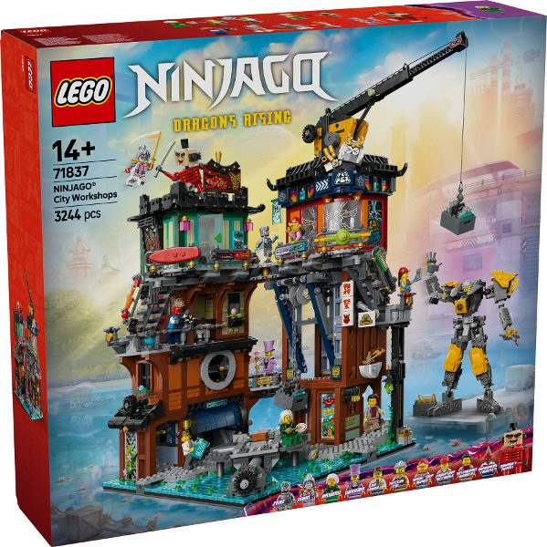 Ninjago 71837 Oficinas Da Cidade CAIXA ABERTA BAGS LACRADAS
