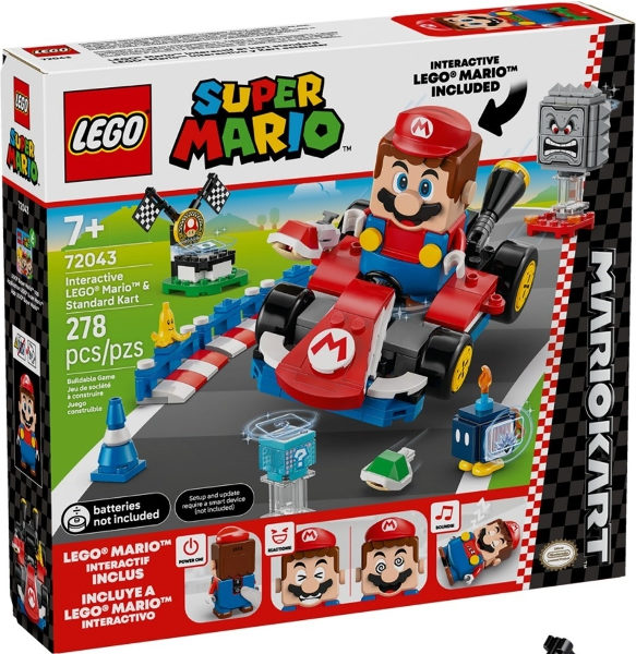 Mario Kart™ – LEGO® Mario™ interativo e Kart padrão