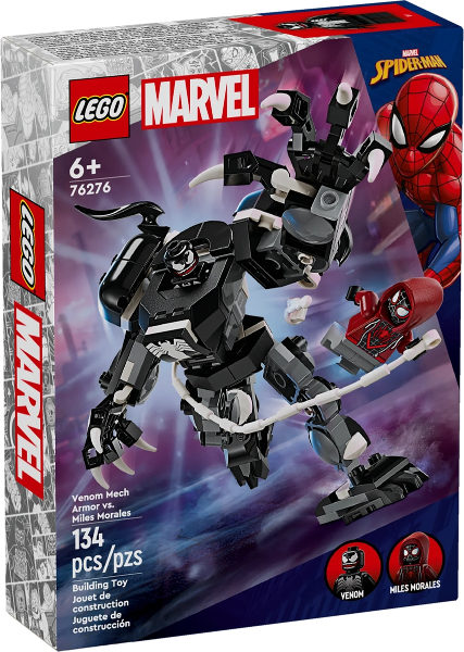 Armadura Mech Venom vs. Miles Morales