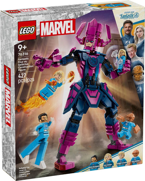 Quarteto Fantástico vs Figura de Construção de Galactus