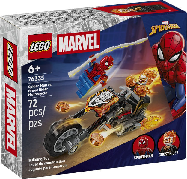 Homem-Aranha vs. Motoqueiro Fantasma com Motocicleta