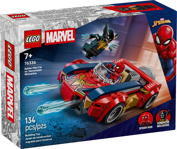 Carro do Homem-Aranha vs. Wolverine Venomizado