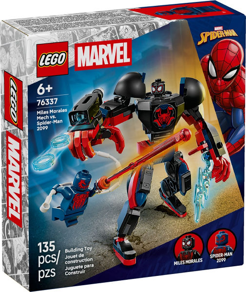 Robô do Miles Morales vs. Spider-Man 2099