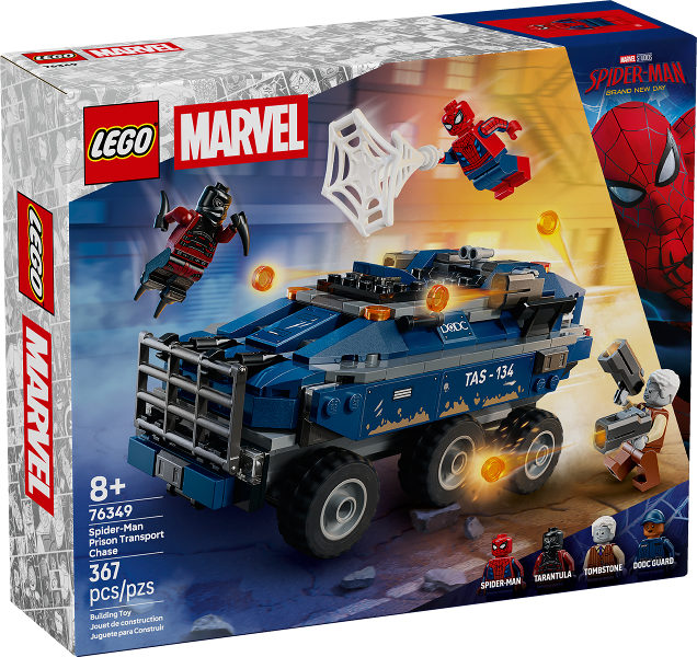 Perseguição de Transporte Prisional do Homem-Aranha