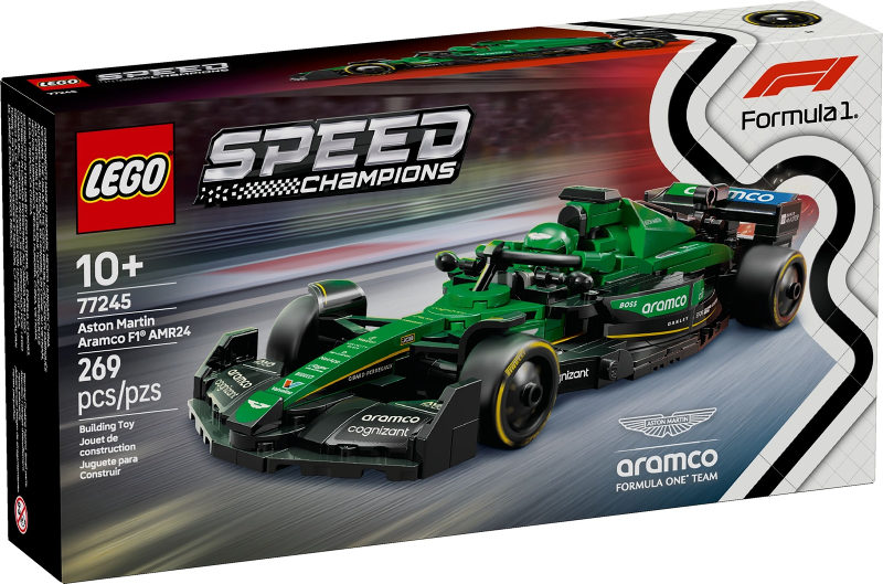 Carro de corrida Aston Martin Aramco F1 AMR24