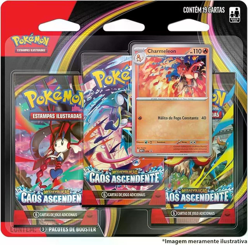 Booster Triplo Megaevolução Caos Ascendente